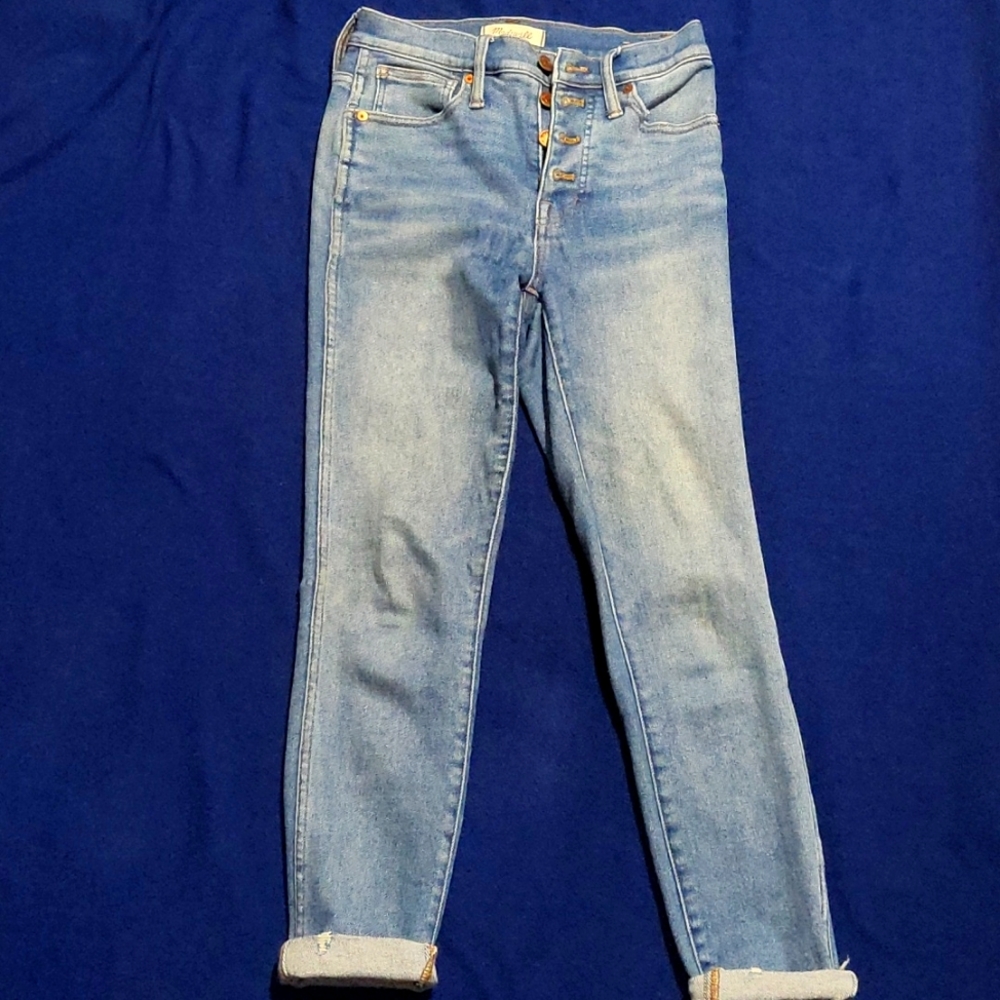 Madewell W25 10” High Rise Skinny Jeans